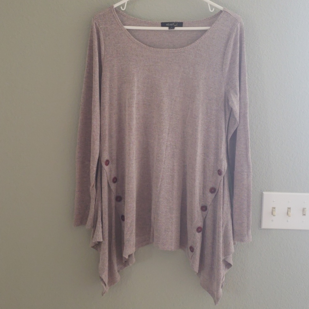 Long Sleeve Button Detail